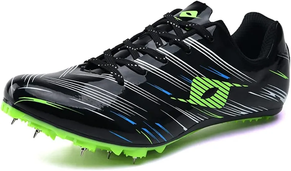 ailishabroy Mens Womens Track and Field Shoes Spikes Track Race Jumping Sneakers Professional Running Nail Spikes Shoes Man Woman