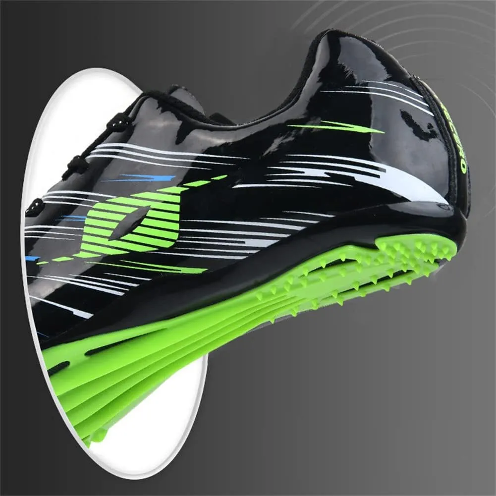 ailishabroy Mens Womens Track and Field Shoes Spikes Track Race Jumping Sneakers Professional Running Nail Spikes Shoes Man Woman