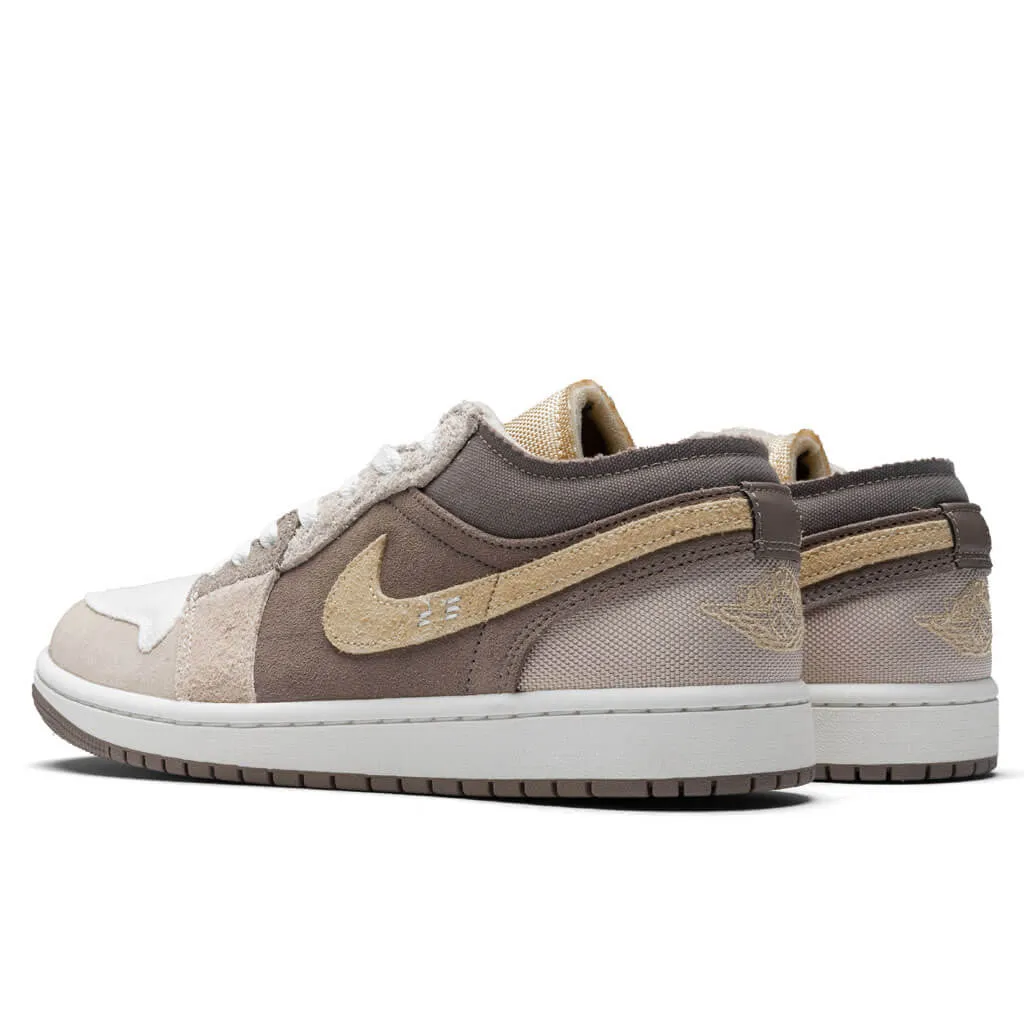 Air Jordan 1 Low SE Craft - Taupe Haze/Mint Foam/Celestial Gold