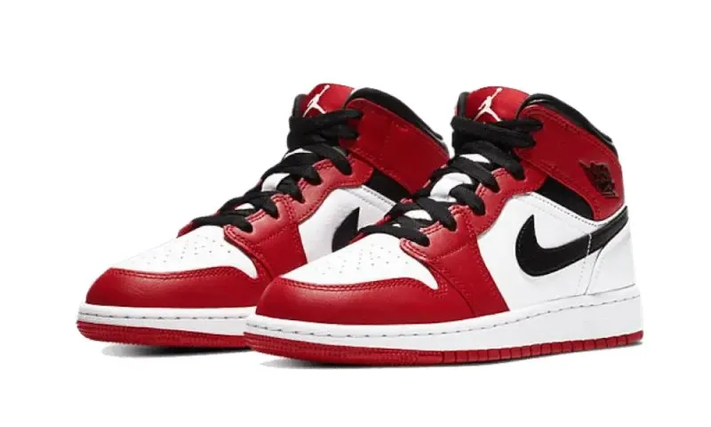 Air Jordan 1 Mid Chicago White