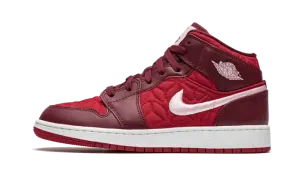 Air Jordan 1 Mid SE Red Quilt