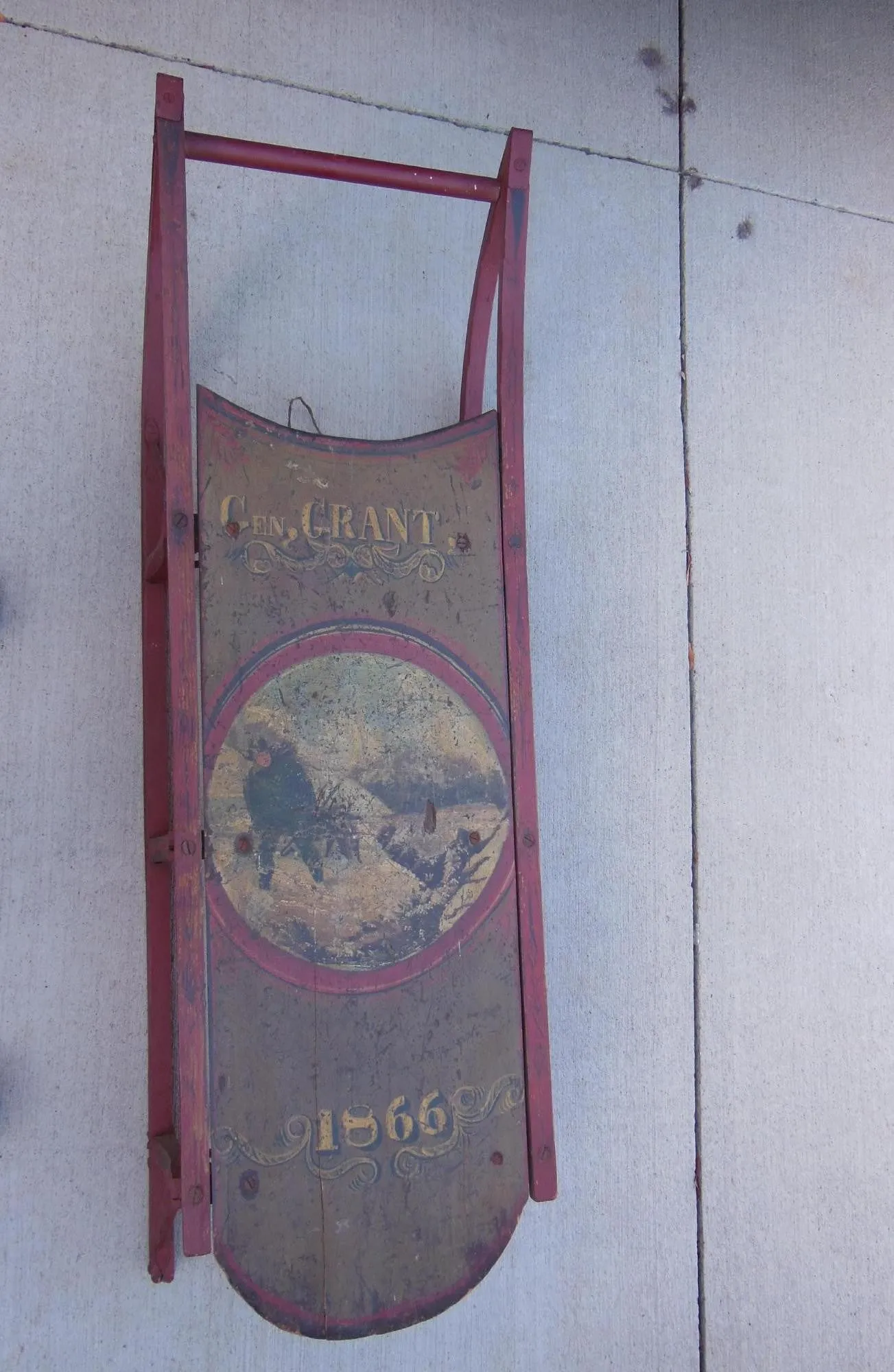 Antique General Grant 1866 Sled