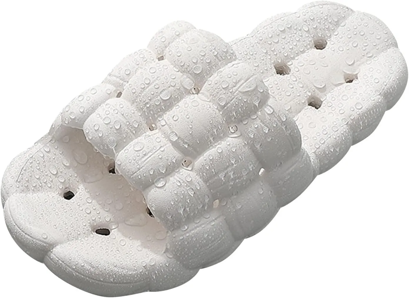 Bath Slippers Women and Men Cloud Slides Womens Pillow Slippers Indoor Slipper Dorms Outdoor Non-Slip Comfortable