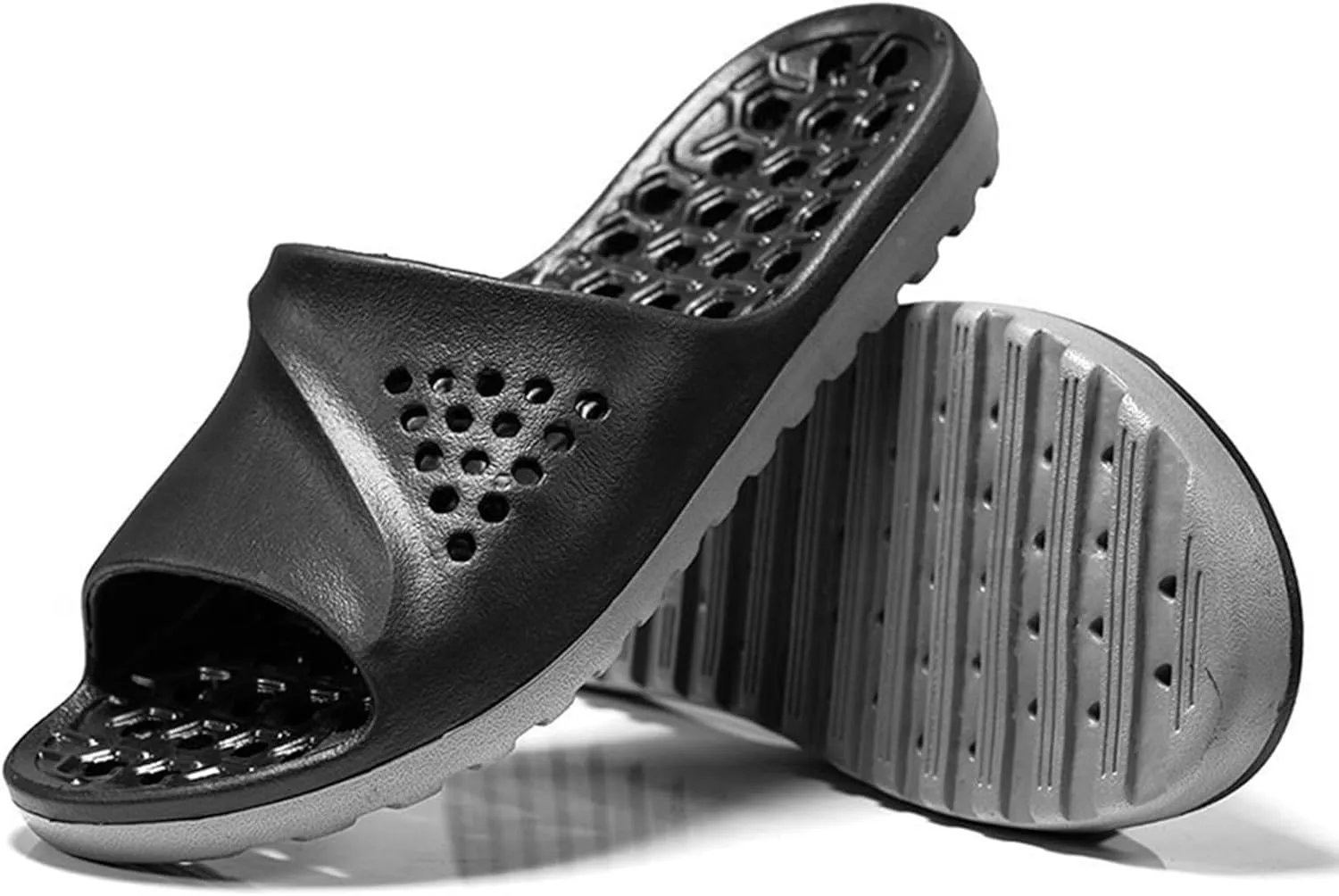 Bathroom Slippers Men Shower Shoes Women Mens Shower Shoes Womens Slides Lightweight Comfortable Beach Slippers