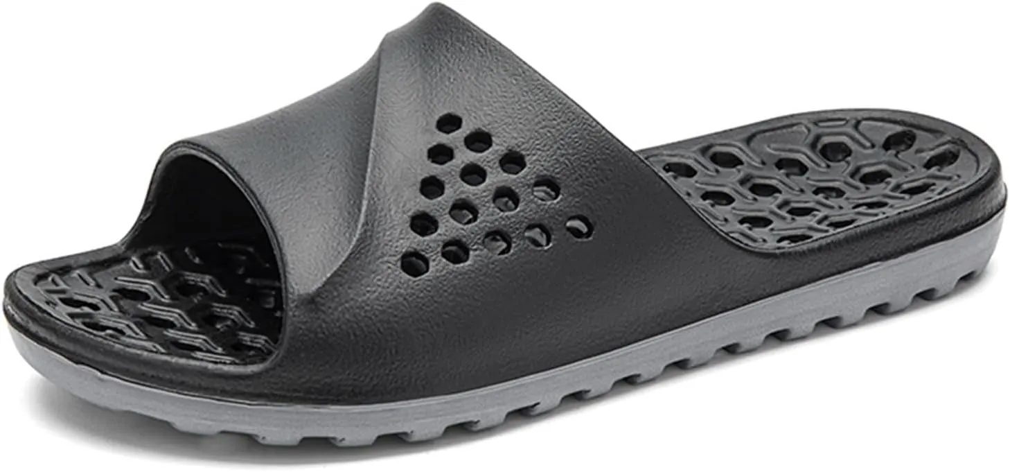 Bathroom Slippers Men Shower Shoes Women Mens Shower Shoes Womens Slides Lightweight Comfortable Beach Slippers