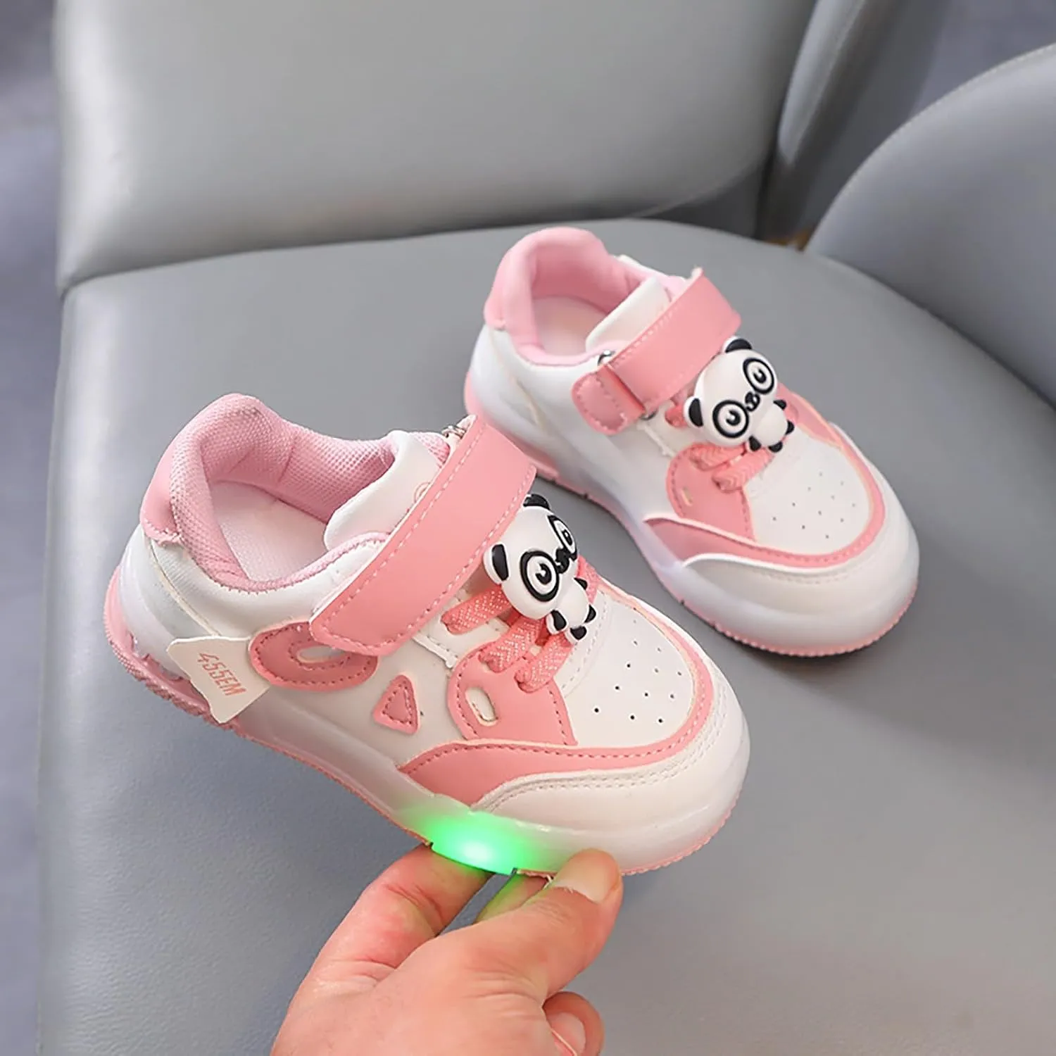 Boys Girls Light Up Sneakers Toddler Fashion Tennis Sneaker Kids Lightweight Casual Running Walking Athletic Shoes
