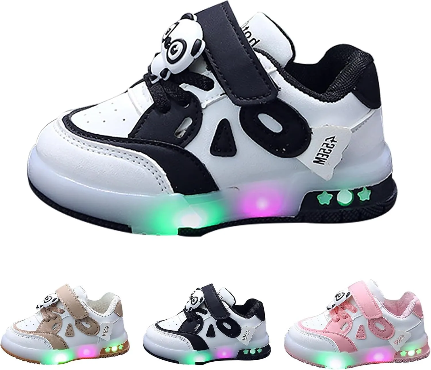 Boys Girls Light Up Sneakers Toddler Fashion Tennis Sneaker Kids Lightweight Casual Running Walking Athletic Shoes