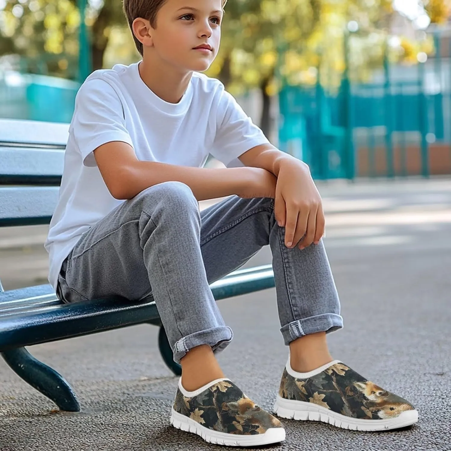 Boys Slip On Shoes Sneakers Casual Little Kids Athletic Tennis Shoes