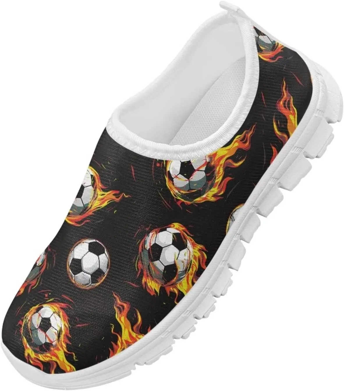 Boys Slip On Sneakers Shoes Kids Tennis Running Shoes Sport Themed