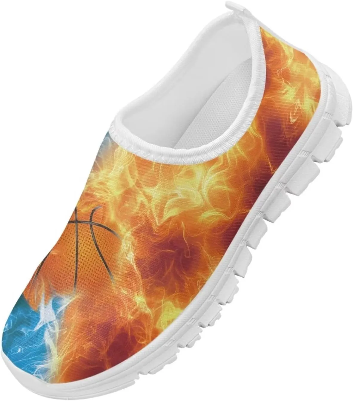 Boys Slip On Sneakers Shoes Kids Tennis Running Shoes Sport Themed