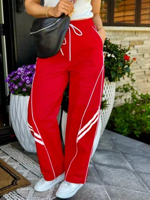 Britton Track Pant (Red)