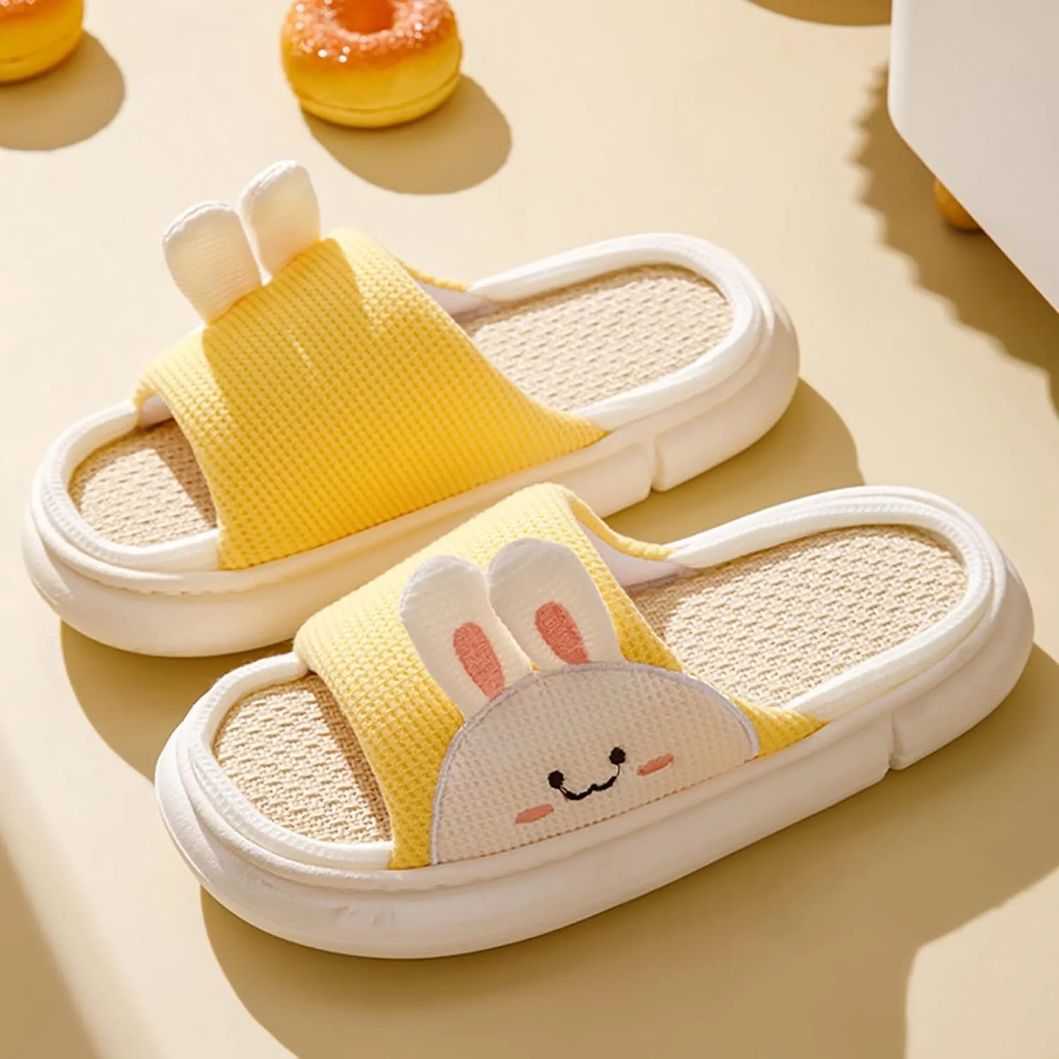 Cloud Slides Womens Pillow Slippers Mens Bathroom Slipper Bath Slippers Comfortable Non-Slip Open Toe
