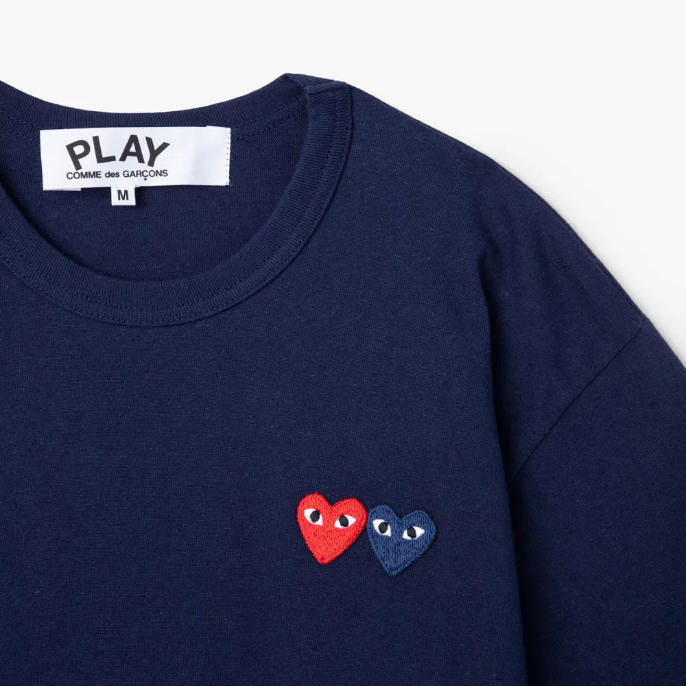 COMME des GAR�ONS PLAY T-shirt / Navy