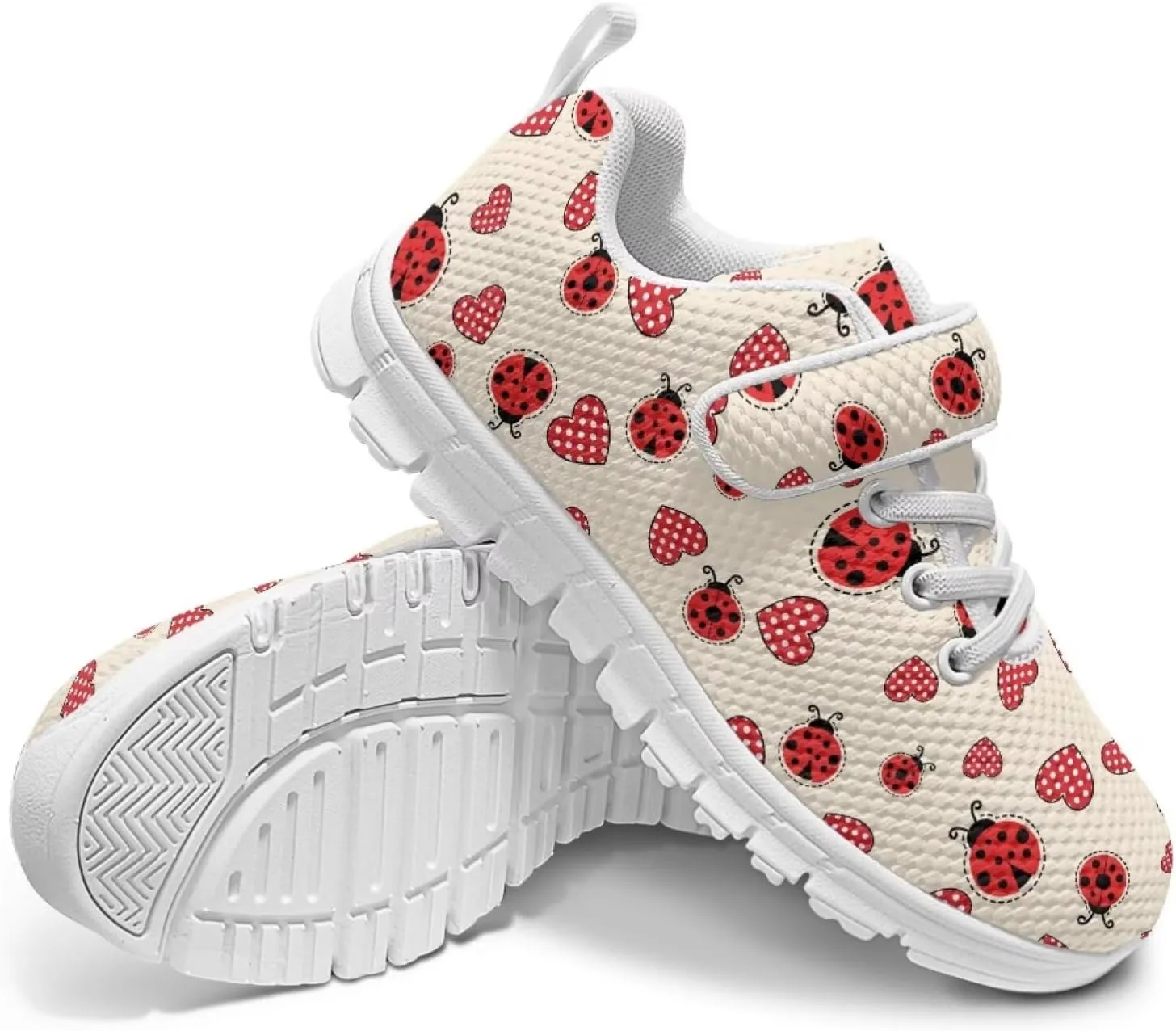 Doojoayie Little Girls Tennis Shoes for School Student Slip On Sneakers Breathable