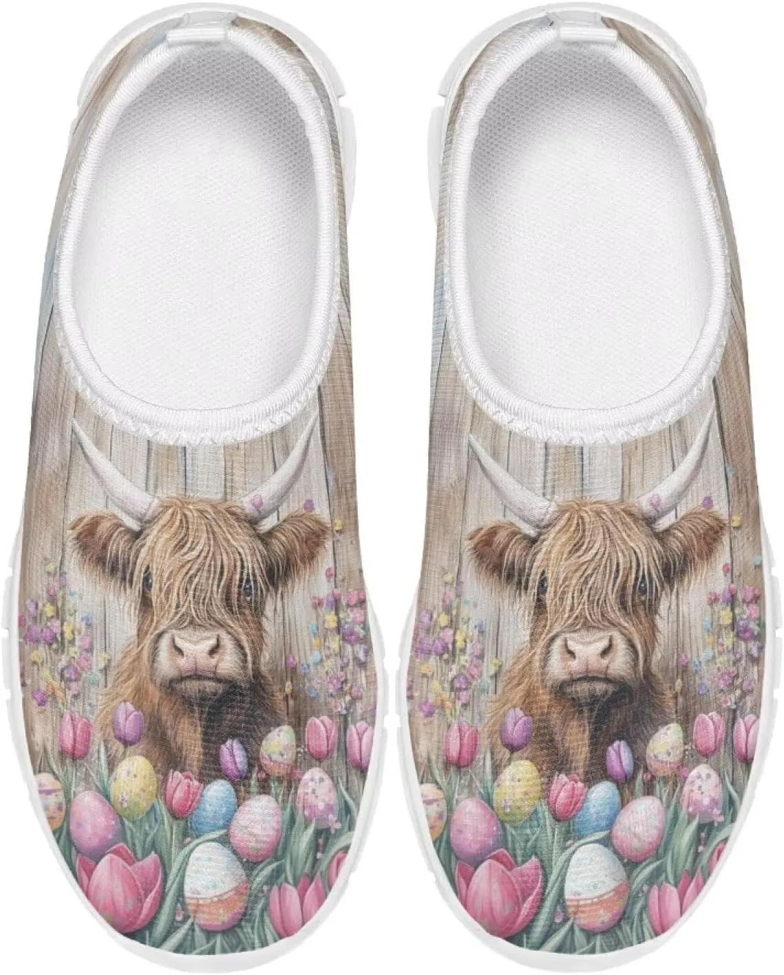Easter Shoes for Girls Slip On Sneakers Cute Kids Tennis Gym Shoes
