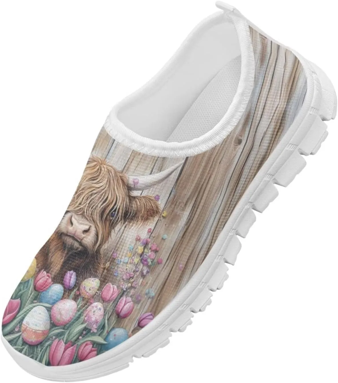 Easter Shoes for Girls Slip On Sneakers Cute Kids Tennis Gym Shoes