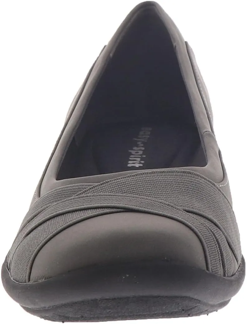Easy Spirit Womens Acasia 3 Solid Slip On Ballet Flats