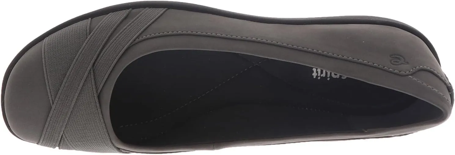 Easy Spirit Womens Acasia 3 Solid Slip On Ballet Flats
