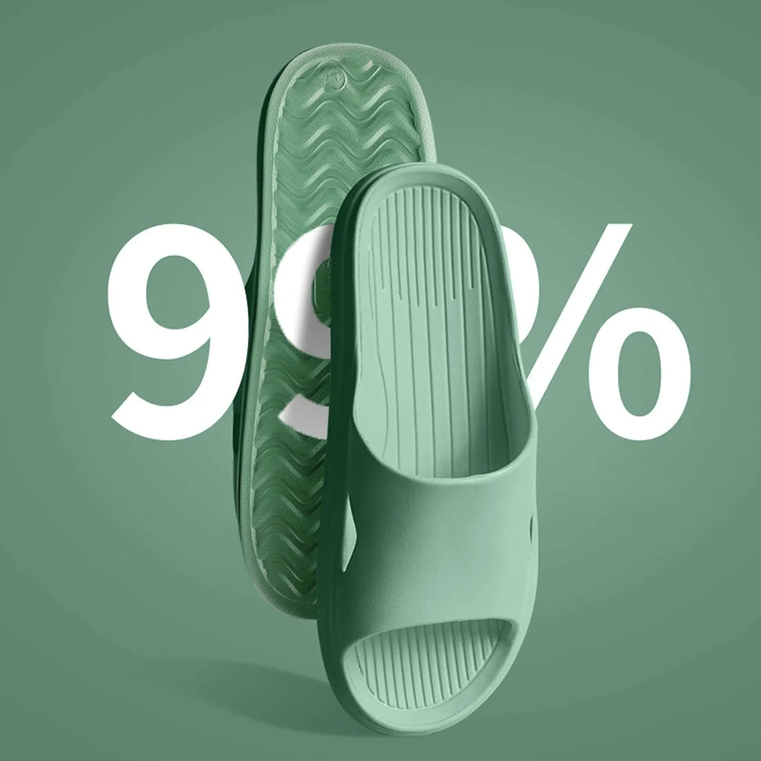 Flip Flops for Men Bath Slippers Water Sandals Shower Slides Men Non Slip Quick Drying Shower Slides