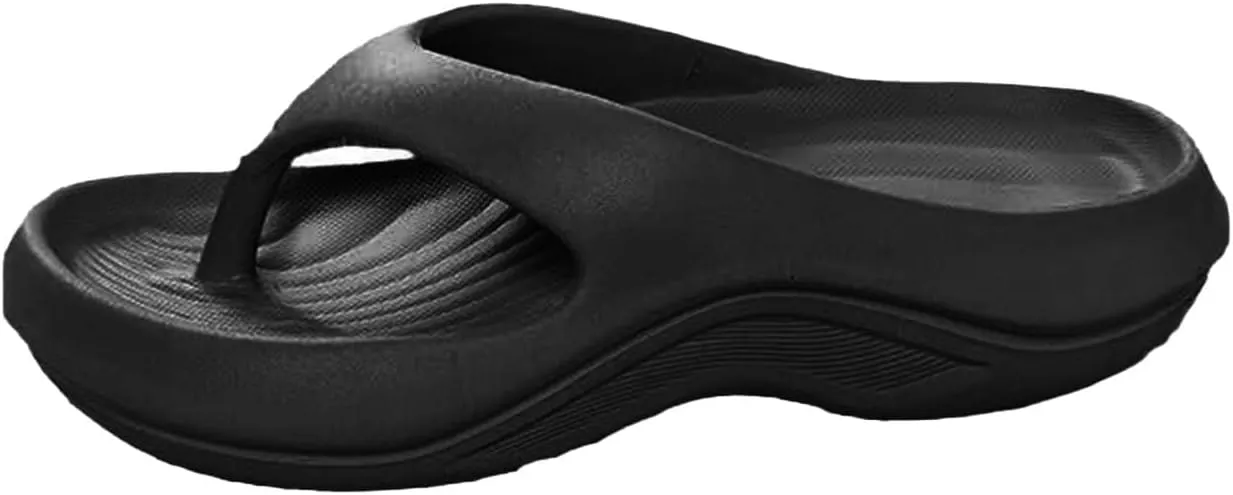 Flip Flops with Arch Support for Women,Pillow Slippers,Pillow Recovery Flip Flops for Women,Plantar Fasciitis Orthopedic Sandals,Pillow Soft Summer Beach Shoes Non-Slip Comfort Lightweight