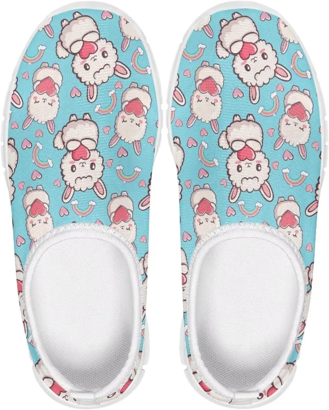 Girls Slip On Sneakers Fashionable Tennis Shoes Kids Gym Athletic Shoes