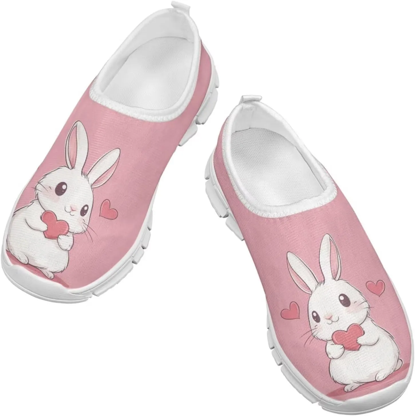 Girls Slip On Sneakers Trendy Kids Tennis Running Shoes School Shoes