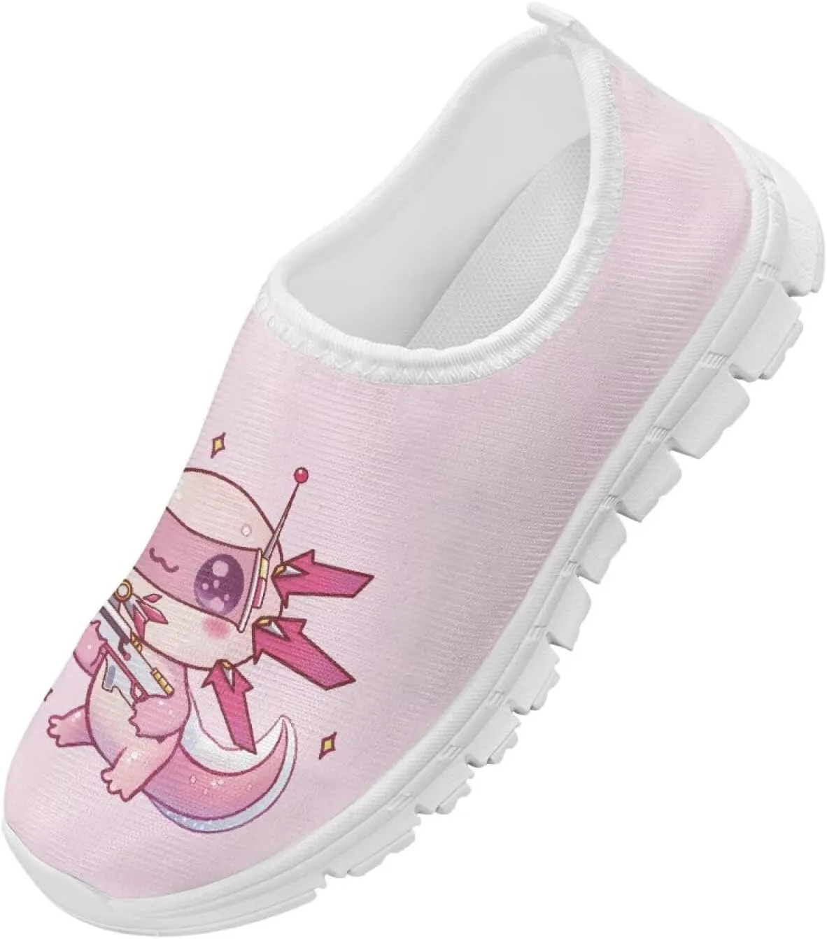 Kids Athletic Shoes Cute Girls Gym Running Slip On Shoes for Girl