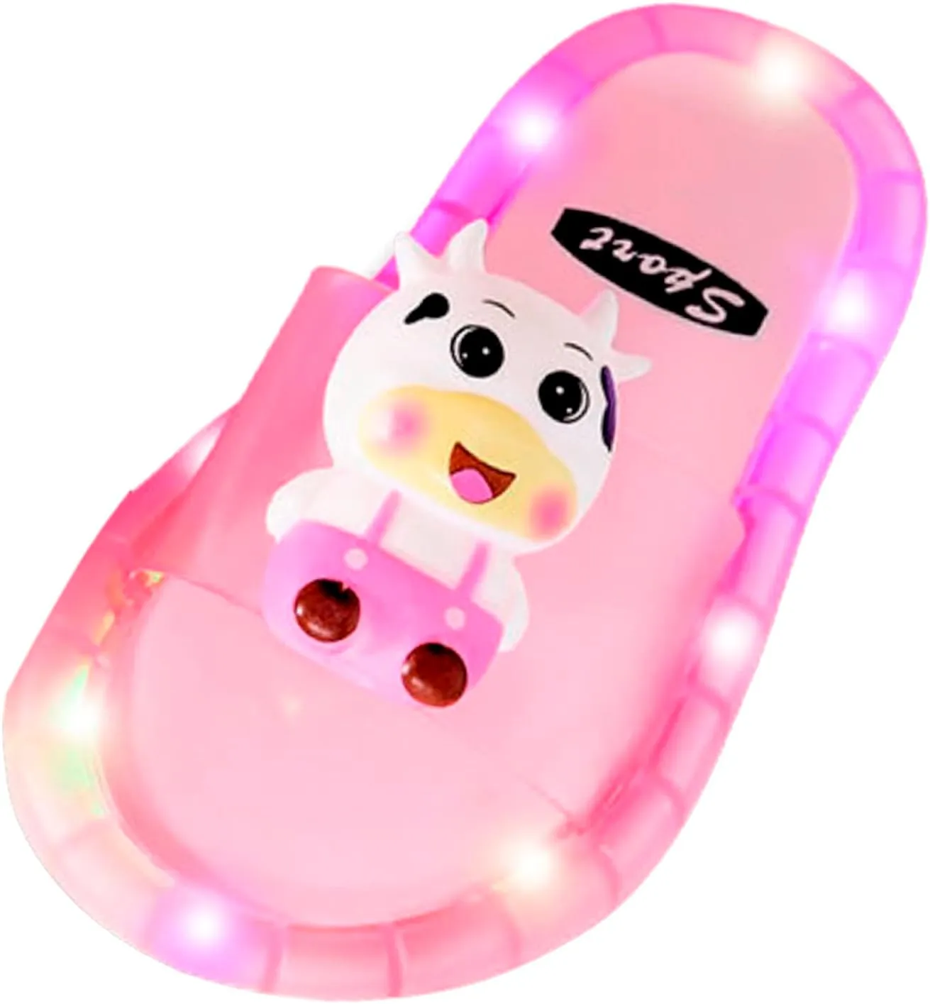 Kids Luminous Slides Led Light Up Flashing Sandals for Beach Pool Swim Quick-Dry Lightweight Breathable Slippers