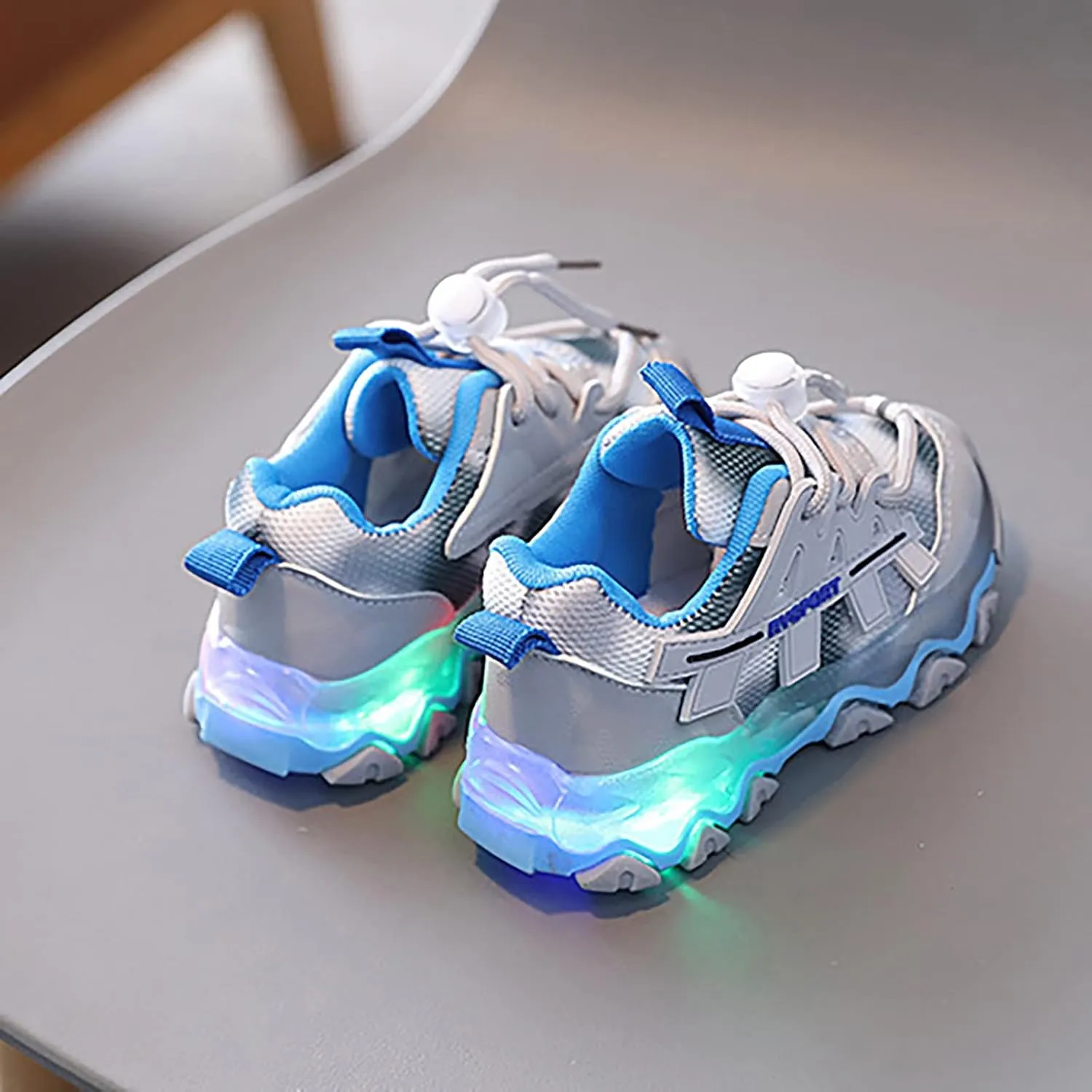 Light Up Shoes for Toddler Boys LED Flashing Lightweight Kids Sneakers Comfortable Lightweight Cute Sneakers