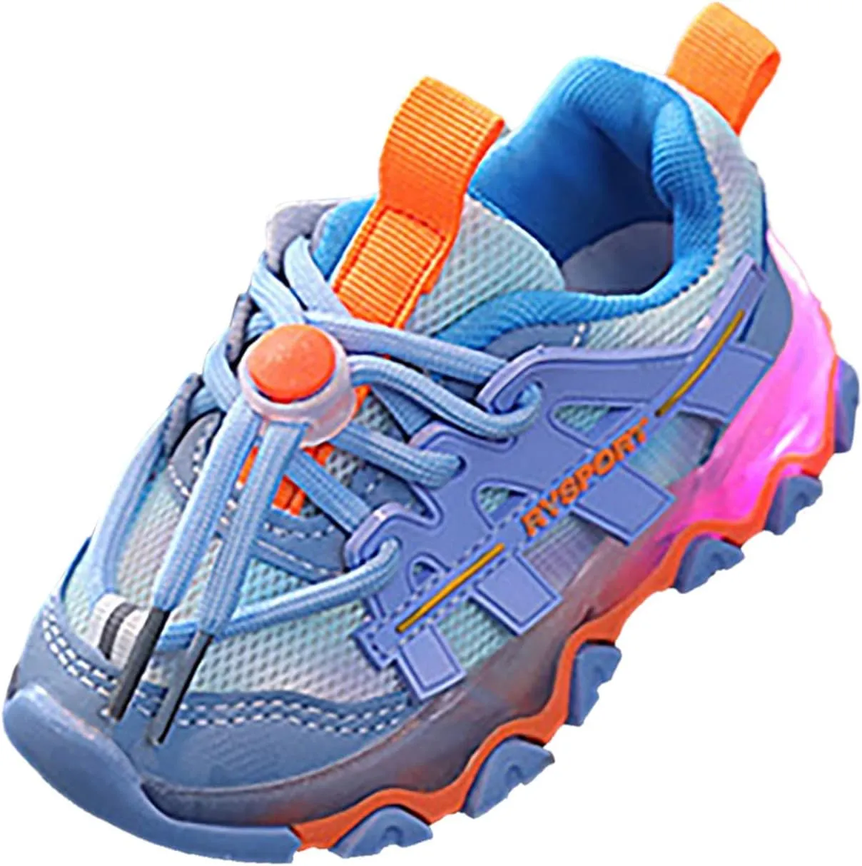 Light Up Shoes for Toddler Boys LED Flashing Lightweight Kids Sneakers Comfortable Lightweight Cute Sneakers