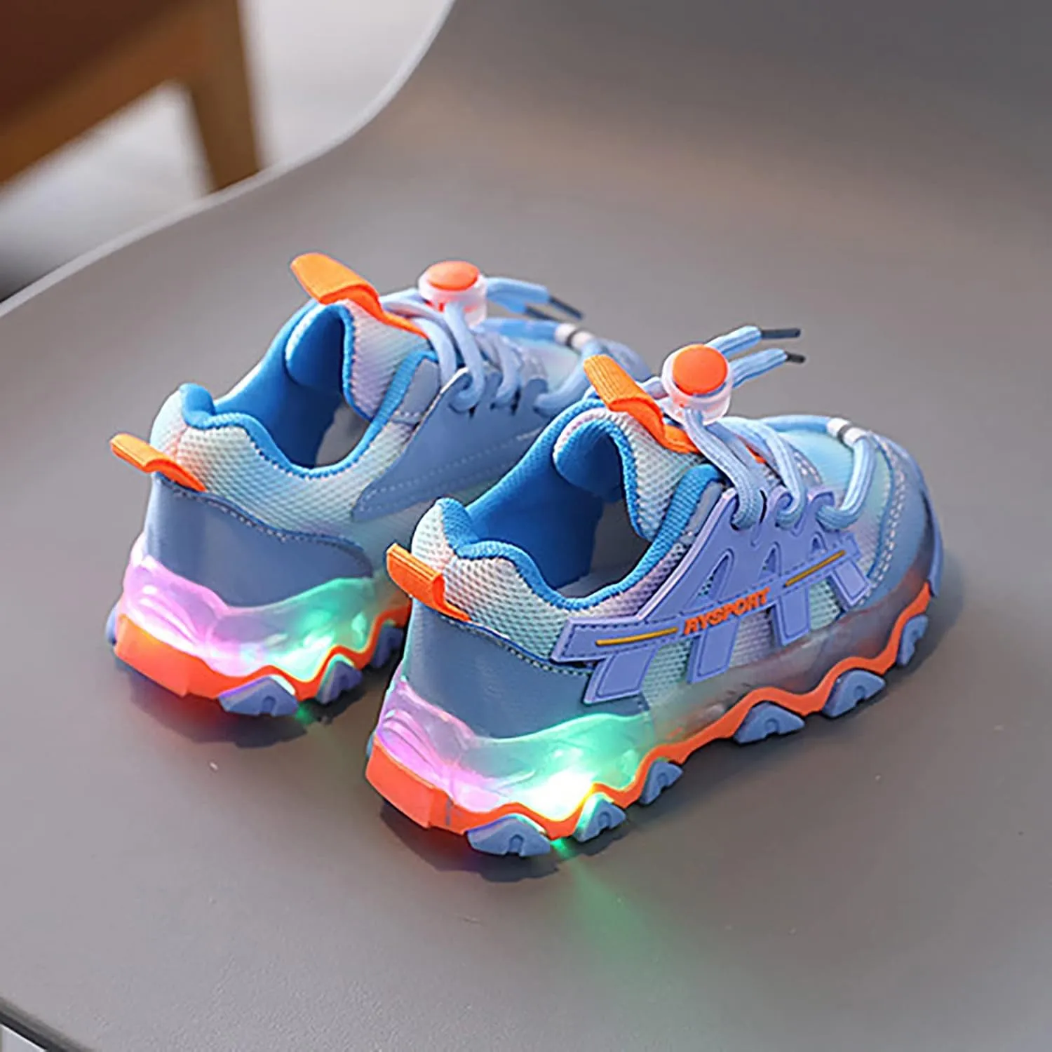 Light Up Shoes for Toddler Boys LED Flashing Lightweight Kids Sneakers Comfortable Lightweight Cute Sneakers