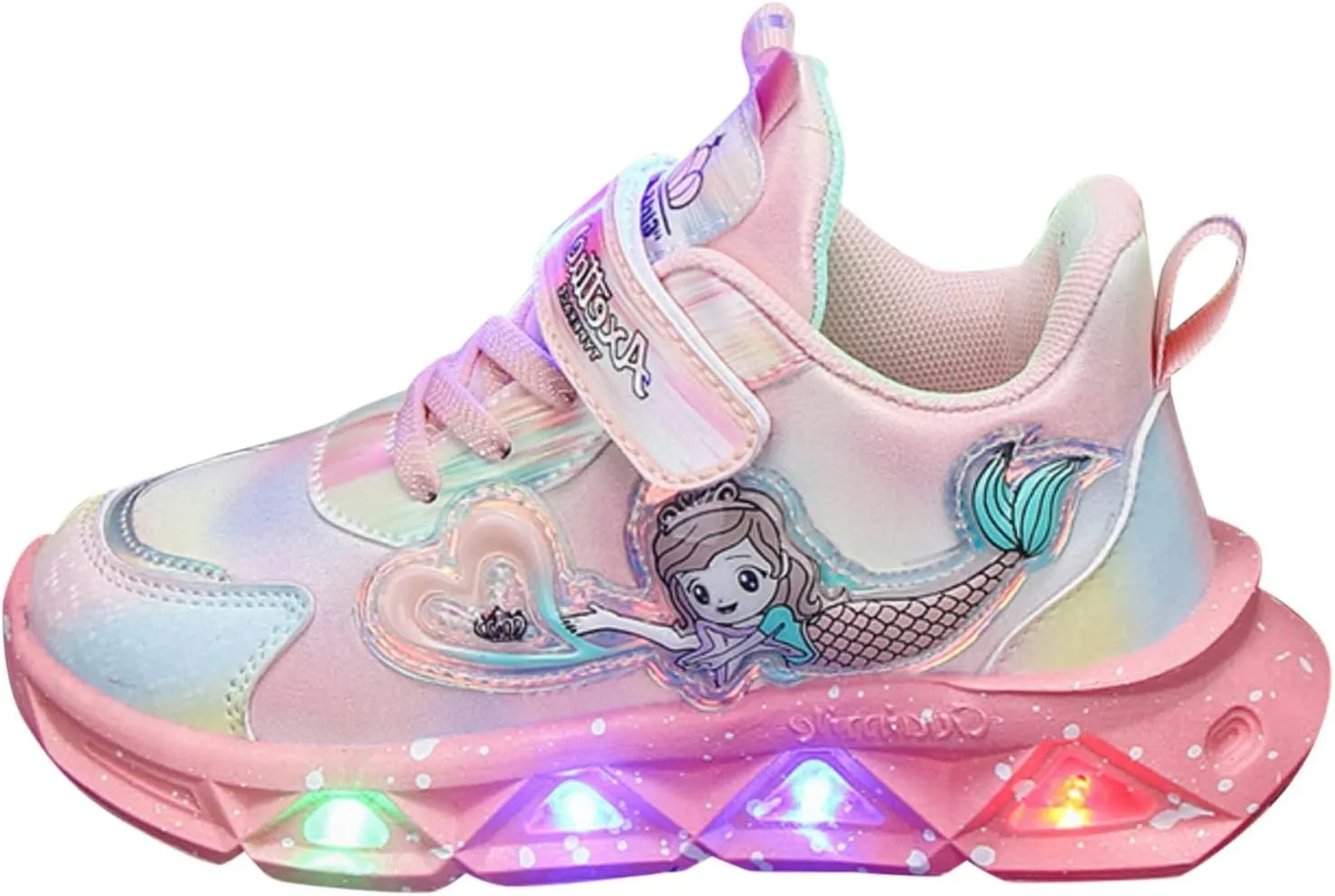 Light Up Toddler Boys Girls Shoes LED Flashing Lightweight Breathable Tennis Sport Athletic Sneakers for Kids