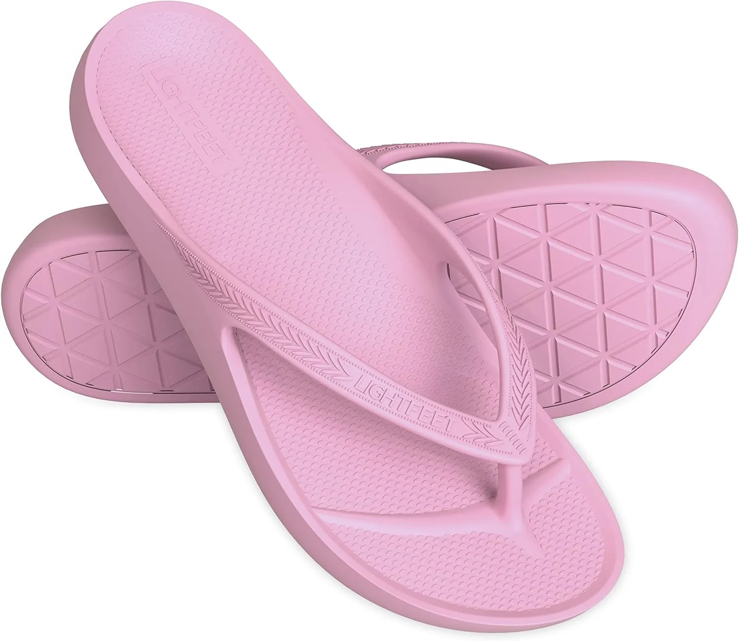 LightFeet Arch Support Flip Flops ?C Australian Podiatrists Designed FlipFlops for Women & Men Prevent Tired Aching Legs | Unisex Orthotic Plantar Fasciitis Flip Flops Made From Recycled Materials