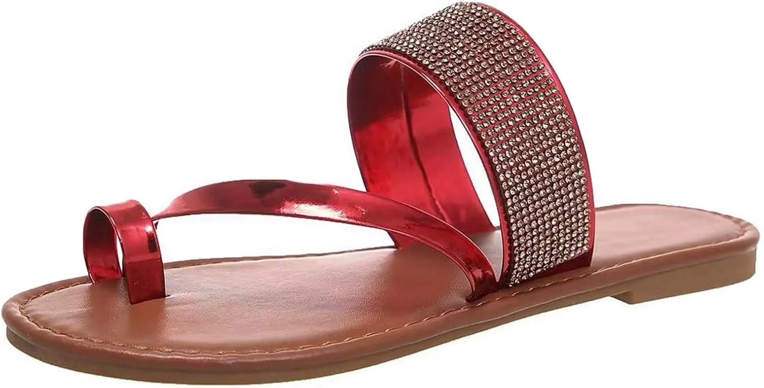 Lightweight womens arch support sandals/Slip On toe corrector flip flops/Stylish Beach Flat plantar fasciitis slippers