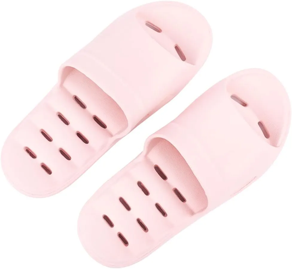 LM Women Shower Slippers Bathroom Slippers Sandals House Slippers Non Slip Shoes Dorm Shoes