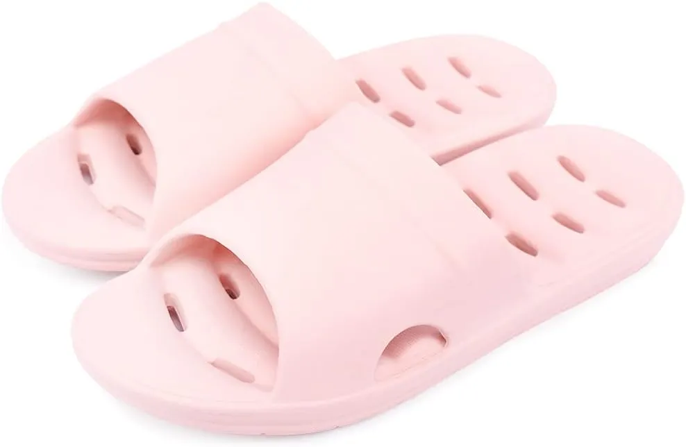 LM Women Shower Slippers Bathroom Slippers Sandals House Slippers Non Slip Shoes Dorm Shoes