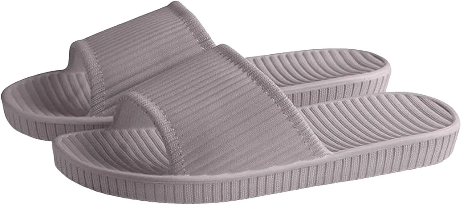 Men and Women Same Couples Quick Drying Thick Soled Soft Soled Solid Color Home Sock Slippers for Women
