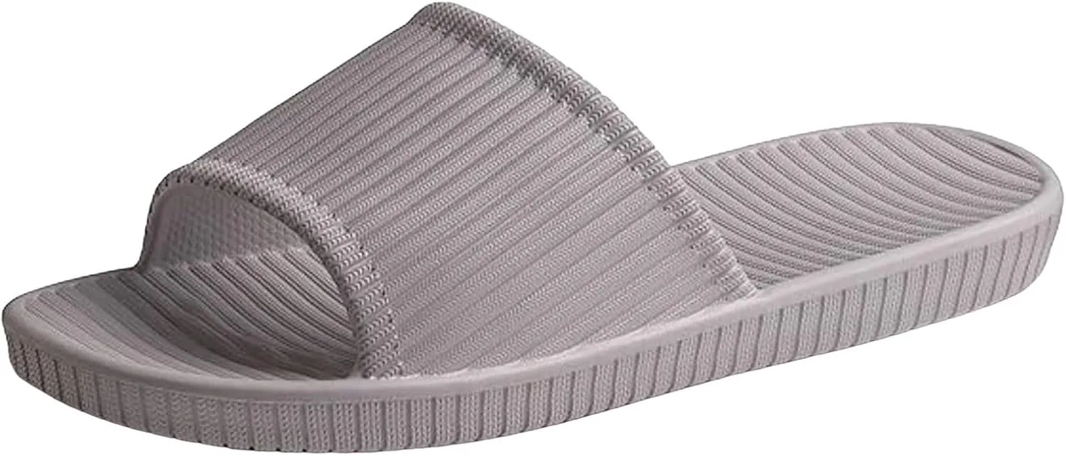 Men and Women Same Couples Quick Drying Thick Soled Soft Soled Solid Color Home Sock Slippers for Women