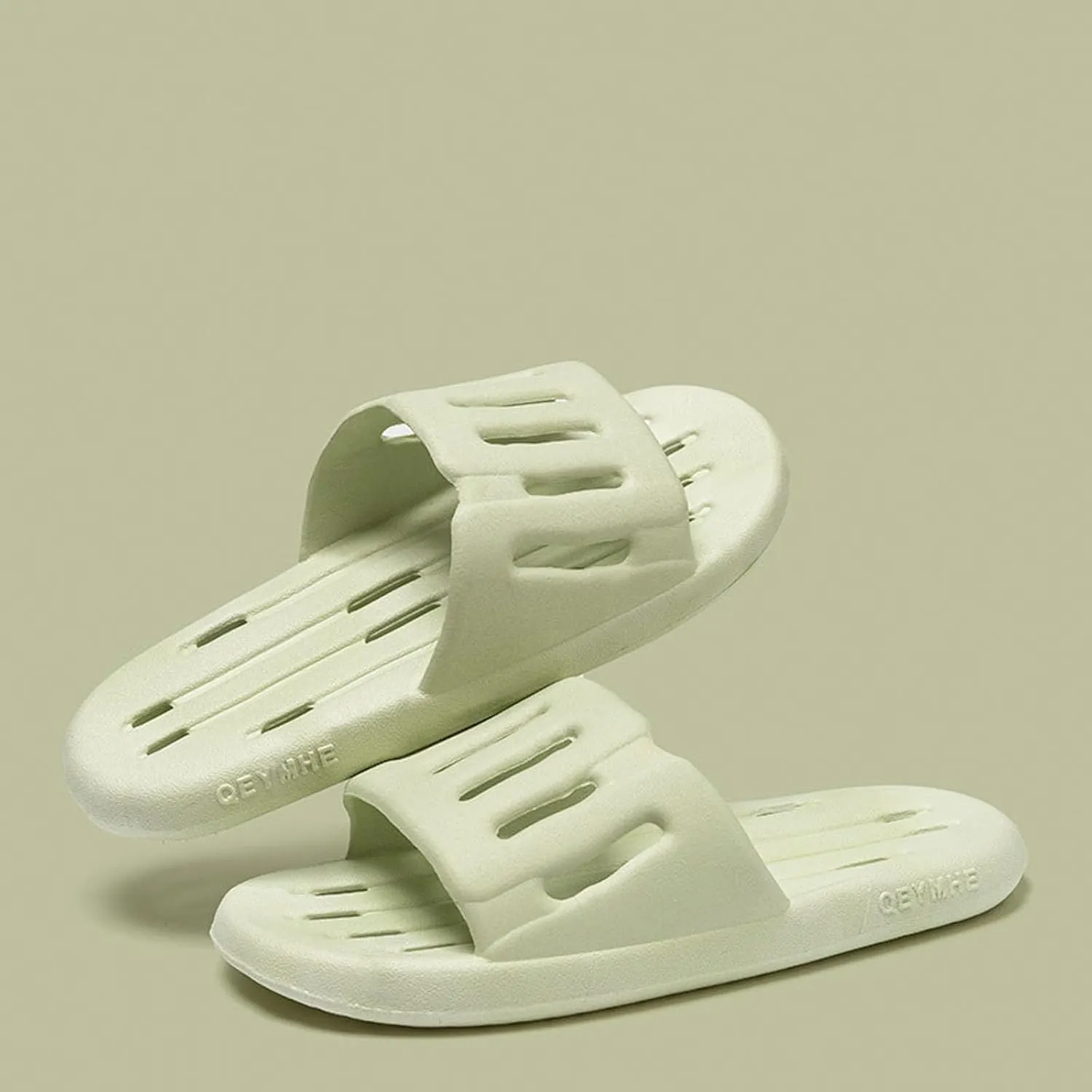 Men and Women Same Couples Slip Soft Bottom Hollow Quick Drying Indoor Home Slippers Women and Slides Shoes