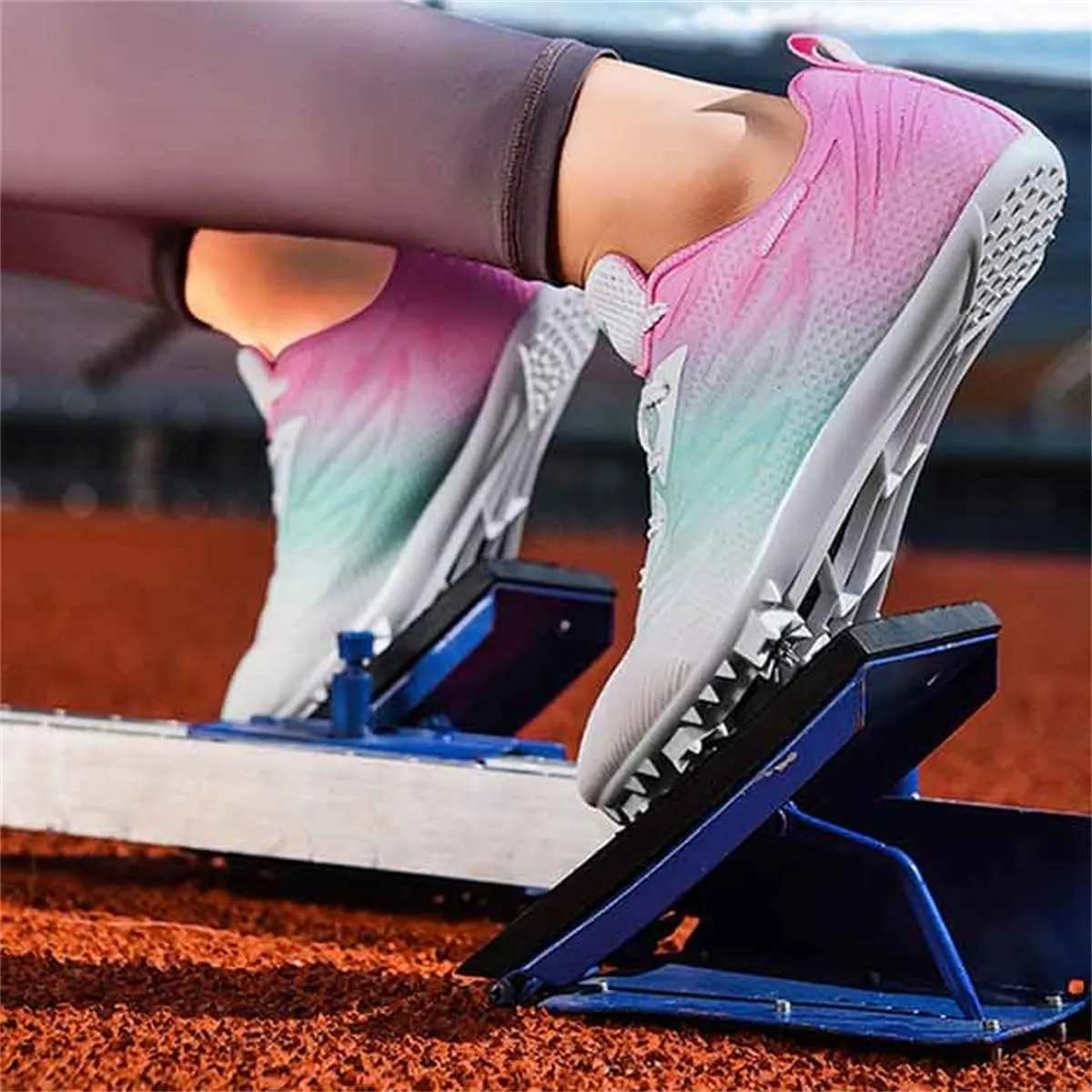 Men Women Track and Field Shoes, Kids Youth Spikes Track Sneakers Professional Boys Girls Jumping Running Nail Footwears