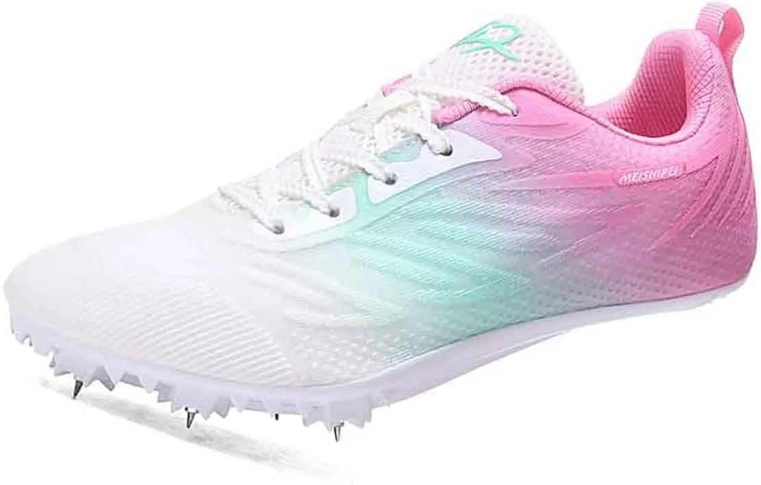Men Women Track and Field Shoes, Kids Youth Spikes Track Sneakers Professional Boys Girls Jumping Running Nail Footwears