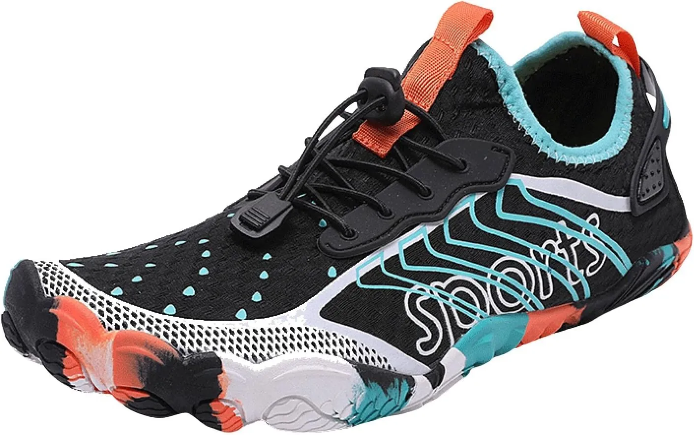 Men's and Women's Non Slip Water Shoes Quick Drying Outdoor River Tracing Hiking Running Fitness Shoes Mens Colorful Indoor Fitness Comfy Sneakers Summer Breathable Gym Sneakers