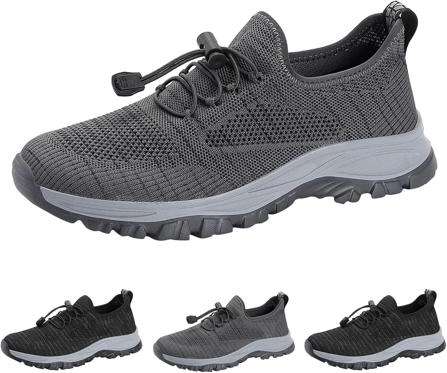 Men's Athletic Sneakers Comfortable Breathable Outdoor Shoes for Summer Hiking River Tracing Lightweight Leisure