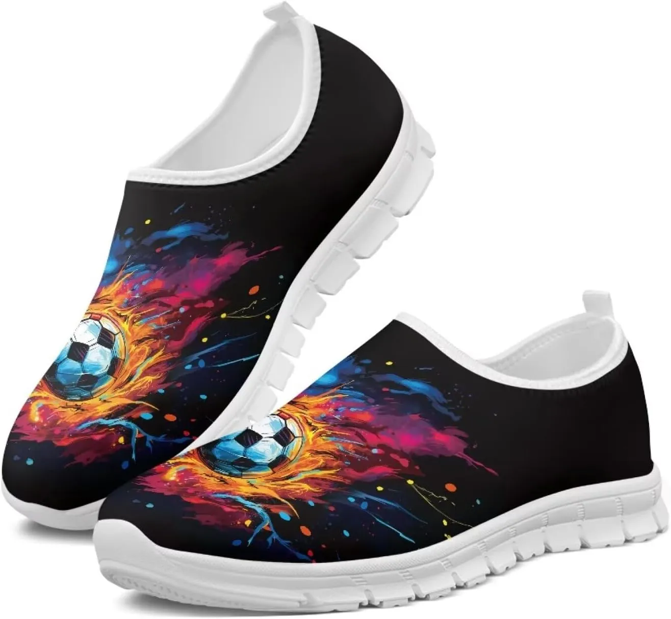Men's Fashion Sneakers Slip On Walking Loafers Travel Shoes??White Sole??