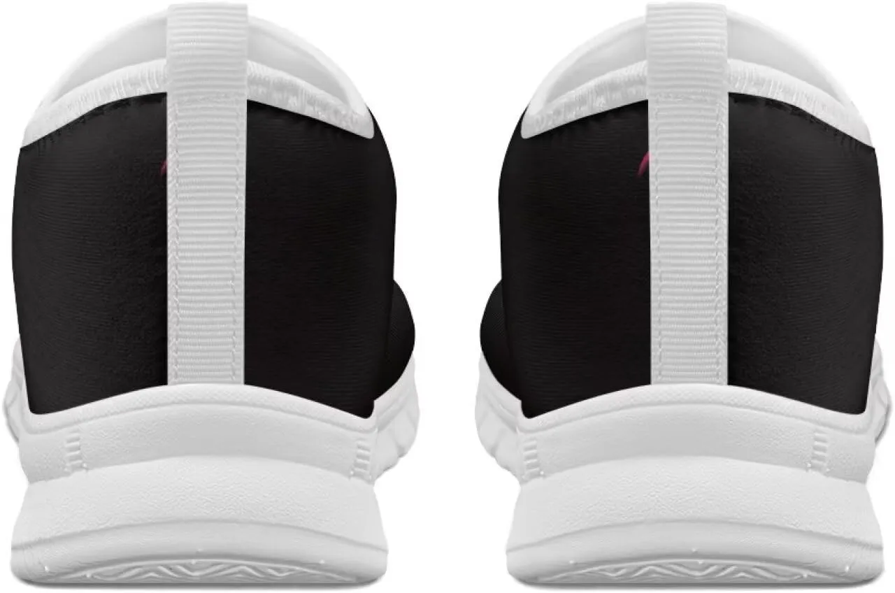 Men's Fashion Sneakers Slip On Walking Loafers Travel Shoes??White Sole??