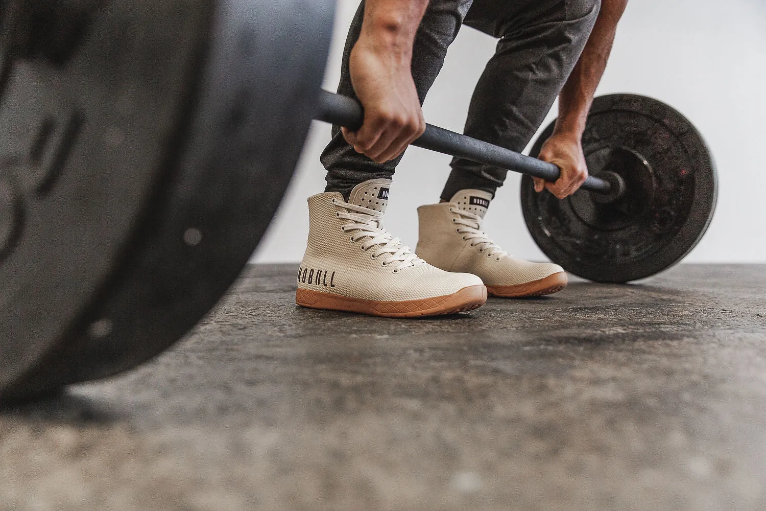 Men's Gum High-Top Trainer