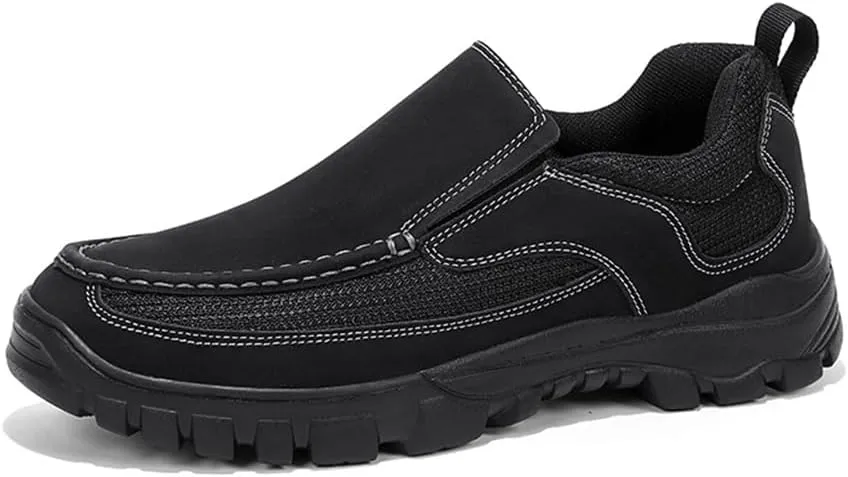 Men's Lightweight Breathable Casual Orthopedic Slip-On Walking Shoes