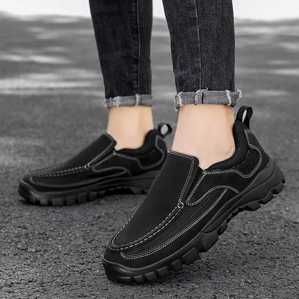 Men's Lightweight Breathable Casual Orthopedic Slip-On Walking Shoes