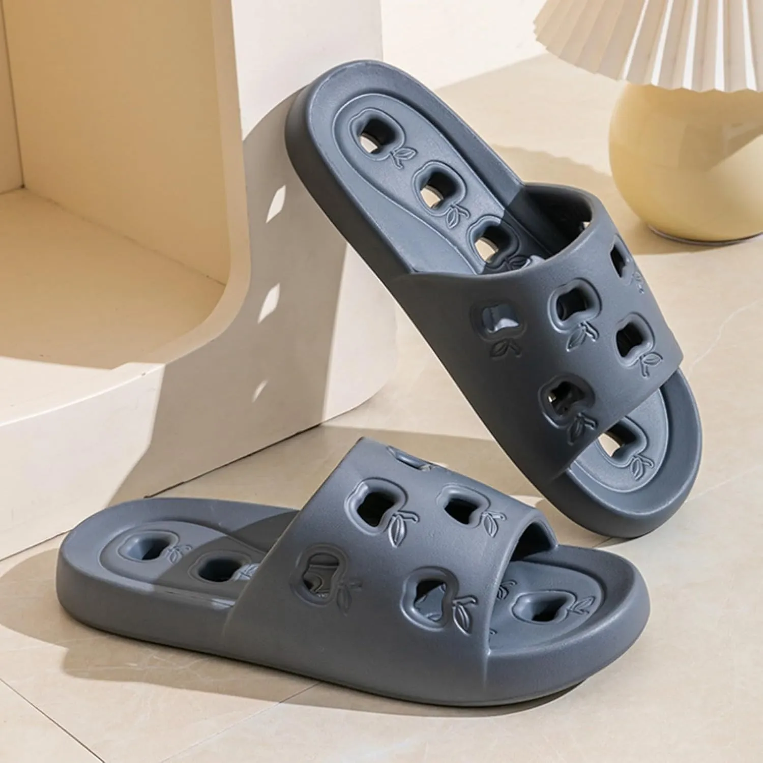 Mens Slides Shower Shoes Women Slides for Men Womens Ultimate Comfort Public Soft Sole Slippers