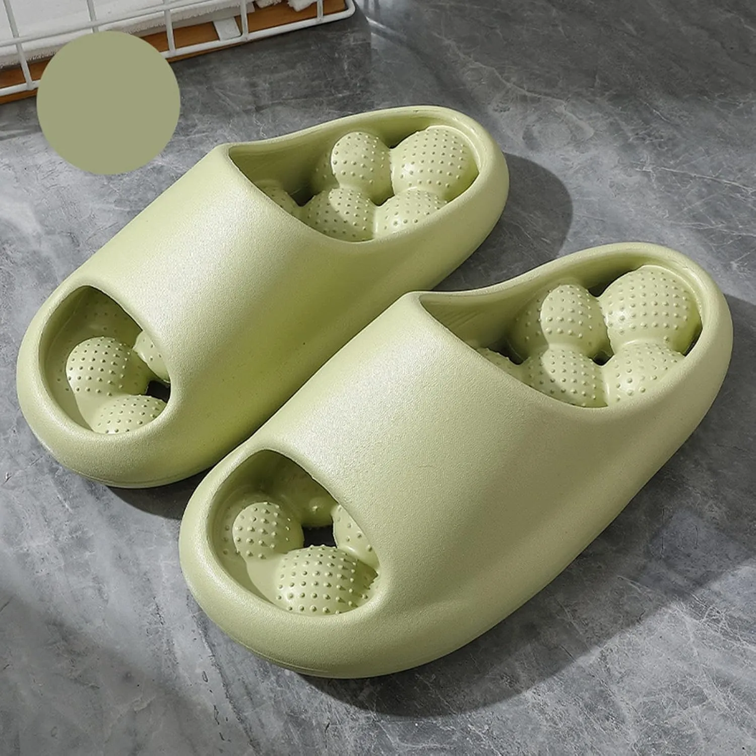 Mens Slides Slides for Women Bathroom Slippers Men Shower Shoes Women Lightweight Pool Public Slippers